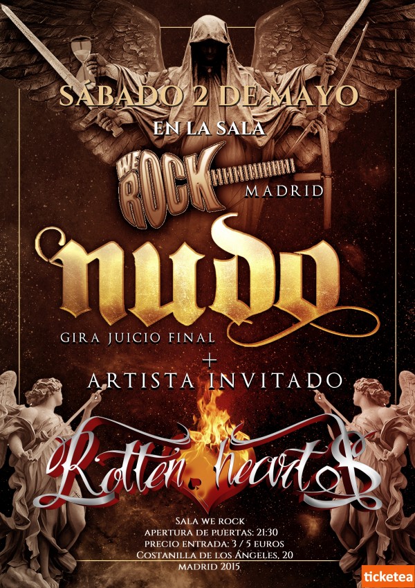 NUDO POSTER we rock madrid carlos