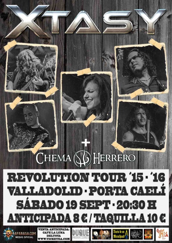 XTASY REVOLUTION TOUR VALLADOLID 19 SEP INTERNET