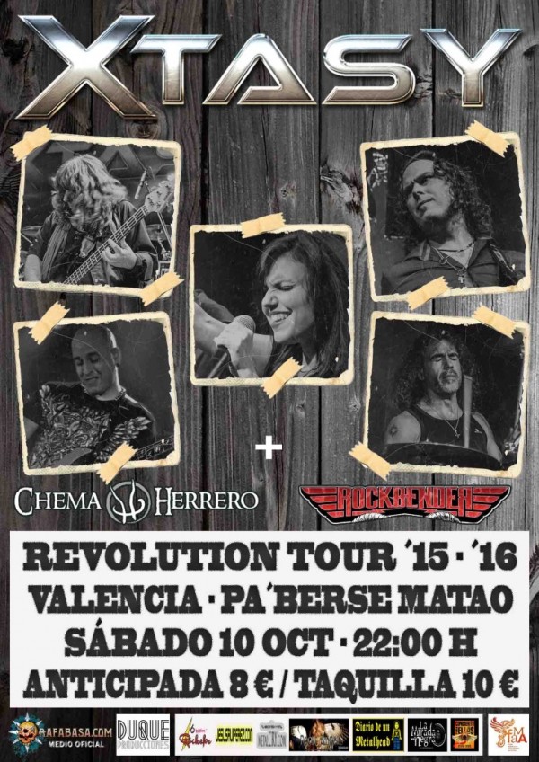 XTASY REVOLUTION TOUR VALENCIA 10 OCT INTERNET (Medium)