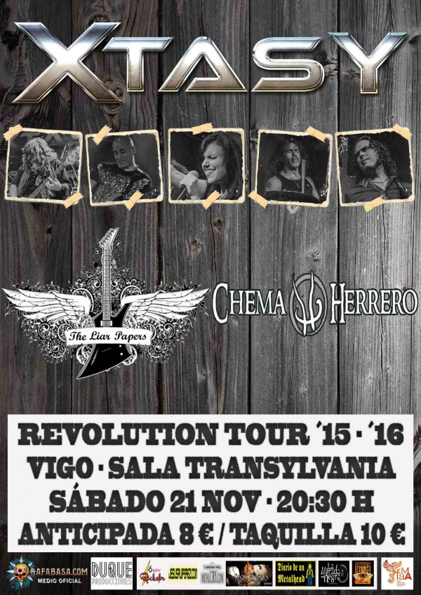 XTASY REVOLUTION TOUR VIGO 21 NOV TRANSYLVANIA INTERNET