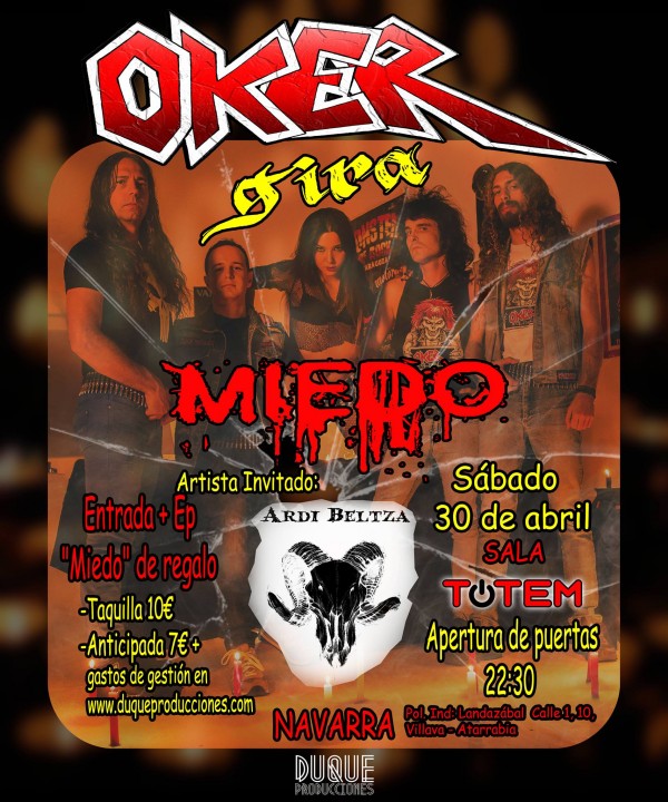 OKER PAMPLONA- GIRA MIEDO